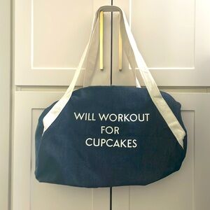Will Workout for Cupcakes Gym Bag